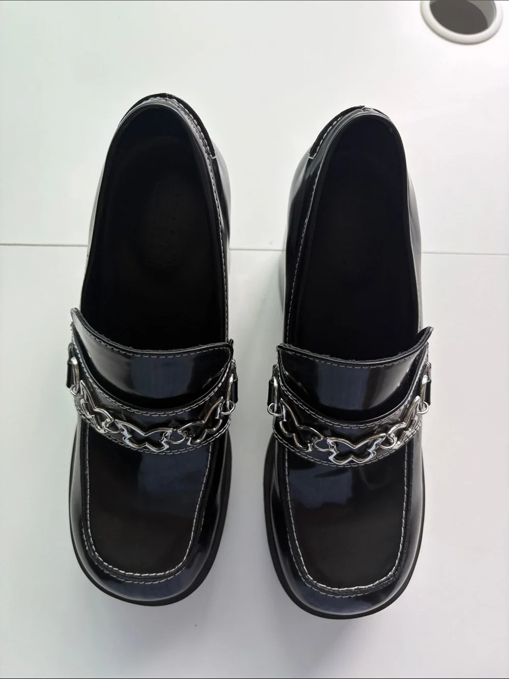 DELIA*S BY DOLLS KILL THERE SHE GOES PLATFORM LOAFERS